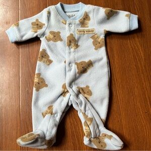 🌴Boys Child of Mine by Carter’s Long Sleeve Button Up Footie